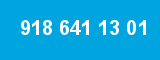 918 641 13 01 918 641 13 01